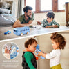 Bus Water Bottle Playset for Kids 500 ml | Detachable Bus Straw | Shoulder Strap | Leak-Proof Drink Cup